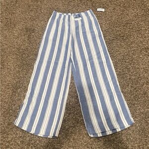 Old Navy NWT high-rise wide leg, striped pants size small